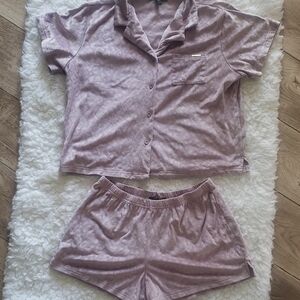 BCBGMaxAzria Mauve Pajama Set